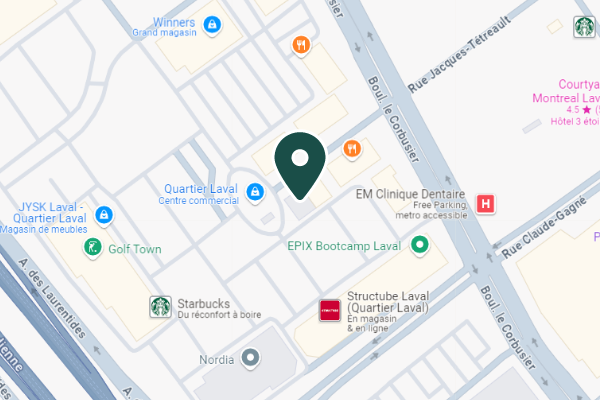 L'Institut de la Cataracte Laval map