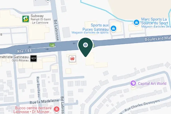 The Cataract Institute Gatineau map