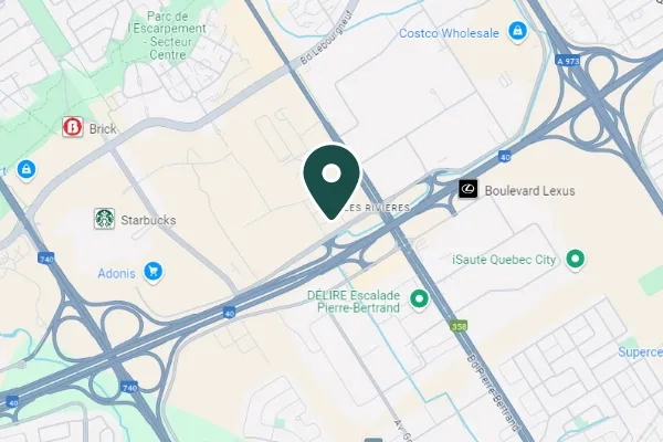 L'Institut de la Cataracte Lebourgneuf map