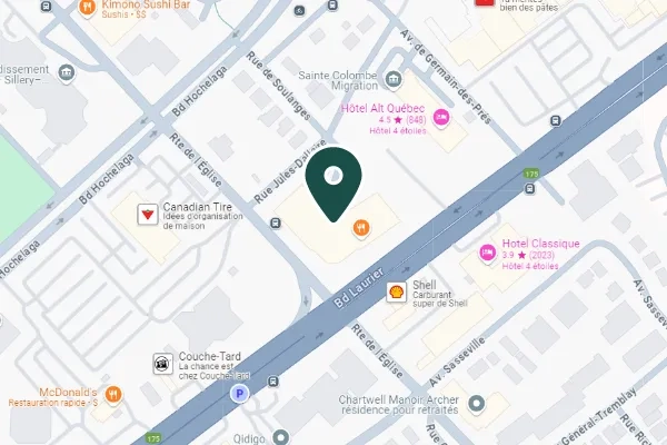 L'Institut de la Cataracte Sainte-Foy map