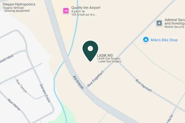 The Cataract Institute Moncton Map